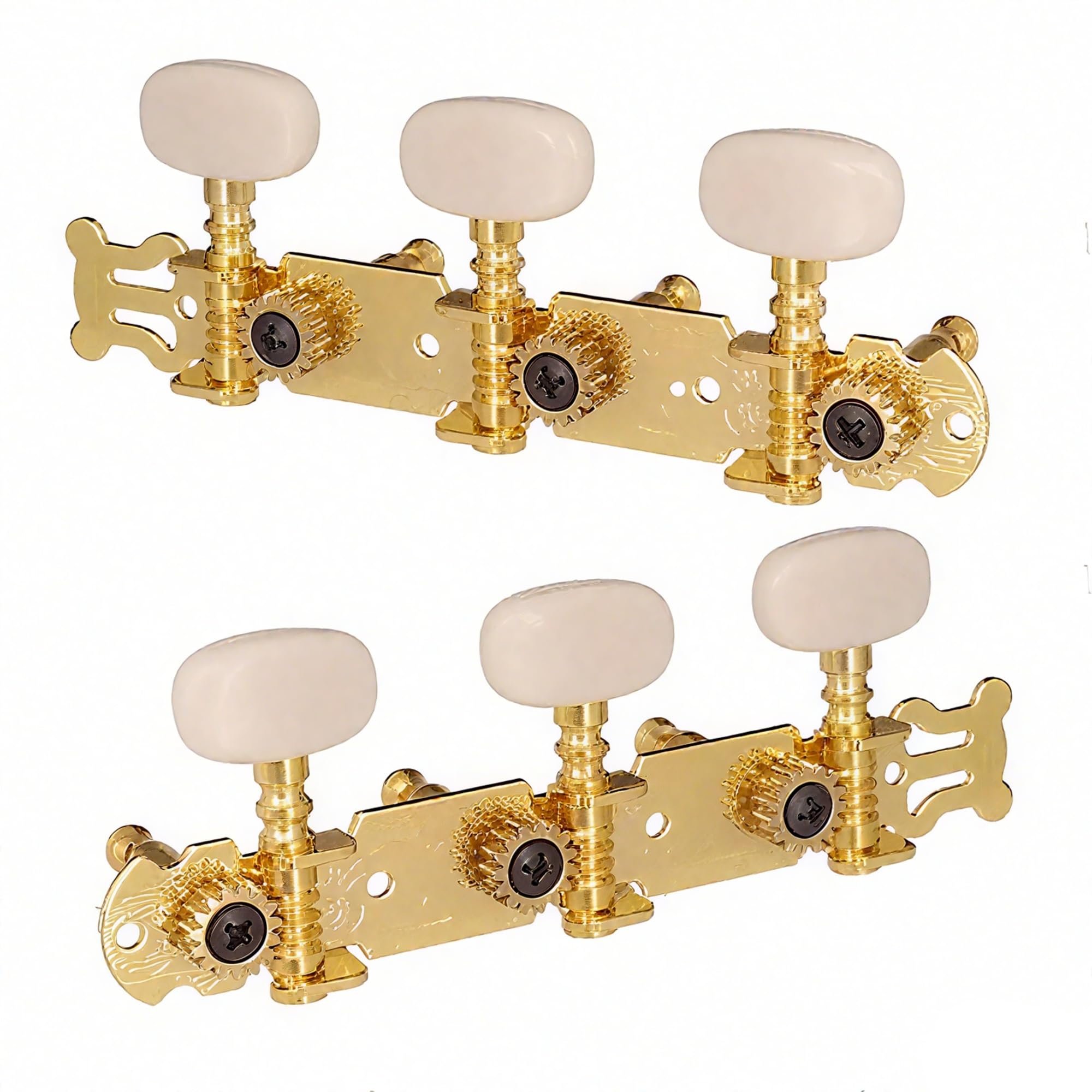 cheville de guitare Lot de 2 mécaniques d'accordage pour guitare folk