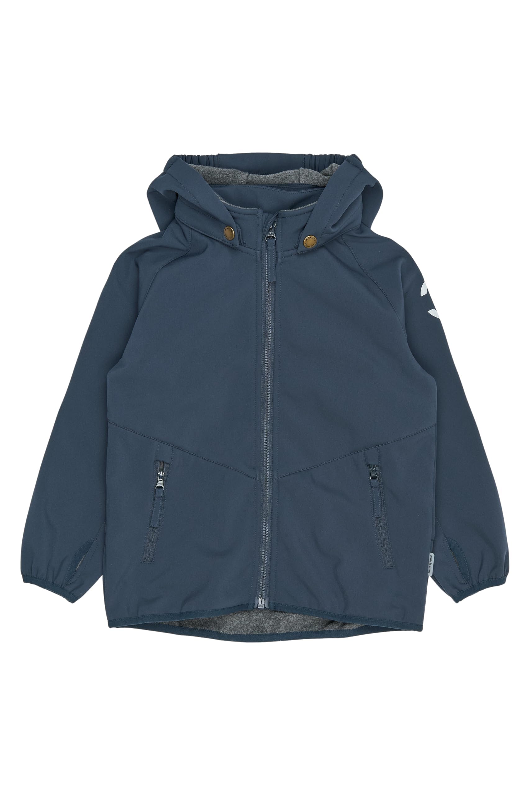 Mikk-line Softshelljacke kinder, Regenjacke mädchen und jungen | Wasserdicht, Winddicht, Wassersäule von 8.000 mm, Atmungsaktiv, Komfortabel, Fleece-Innenfutter, Reflektierenden Details