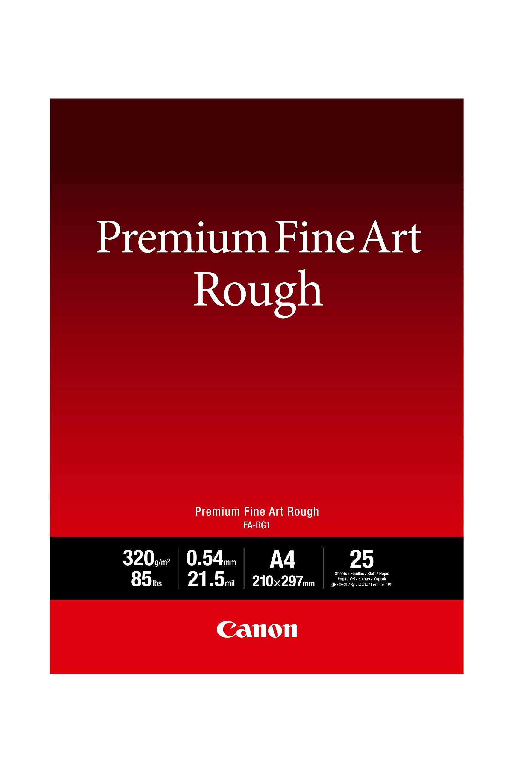 Canon FA-RG1 Carta Premium Fine Art Rough Formato A4 (25 fogli)
