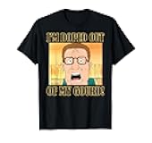 Hank Hill Doped Out of My Gourd Cartoon T-Shirt