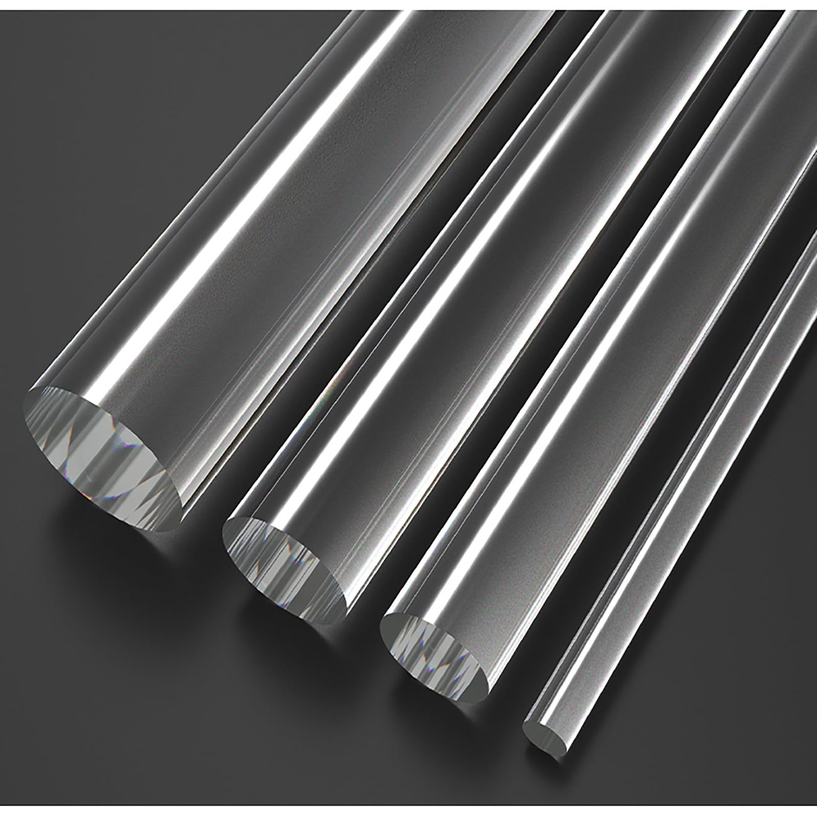 Pręty akrylowe 500 mm 20-45 mm na wykaszarki do ciast, słodycze, rękodzieło DIY, deser, wesele 2 szt.(Diameter 30mm)
