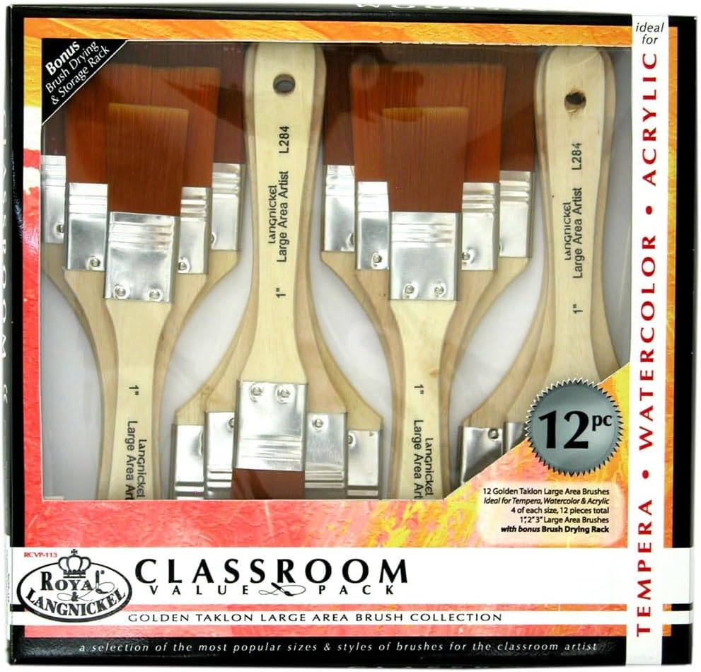 Royal & Langnickel Brush Set GOLDN TAKL 12/PKG, us:one Size, Gold