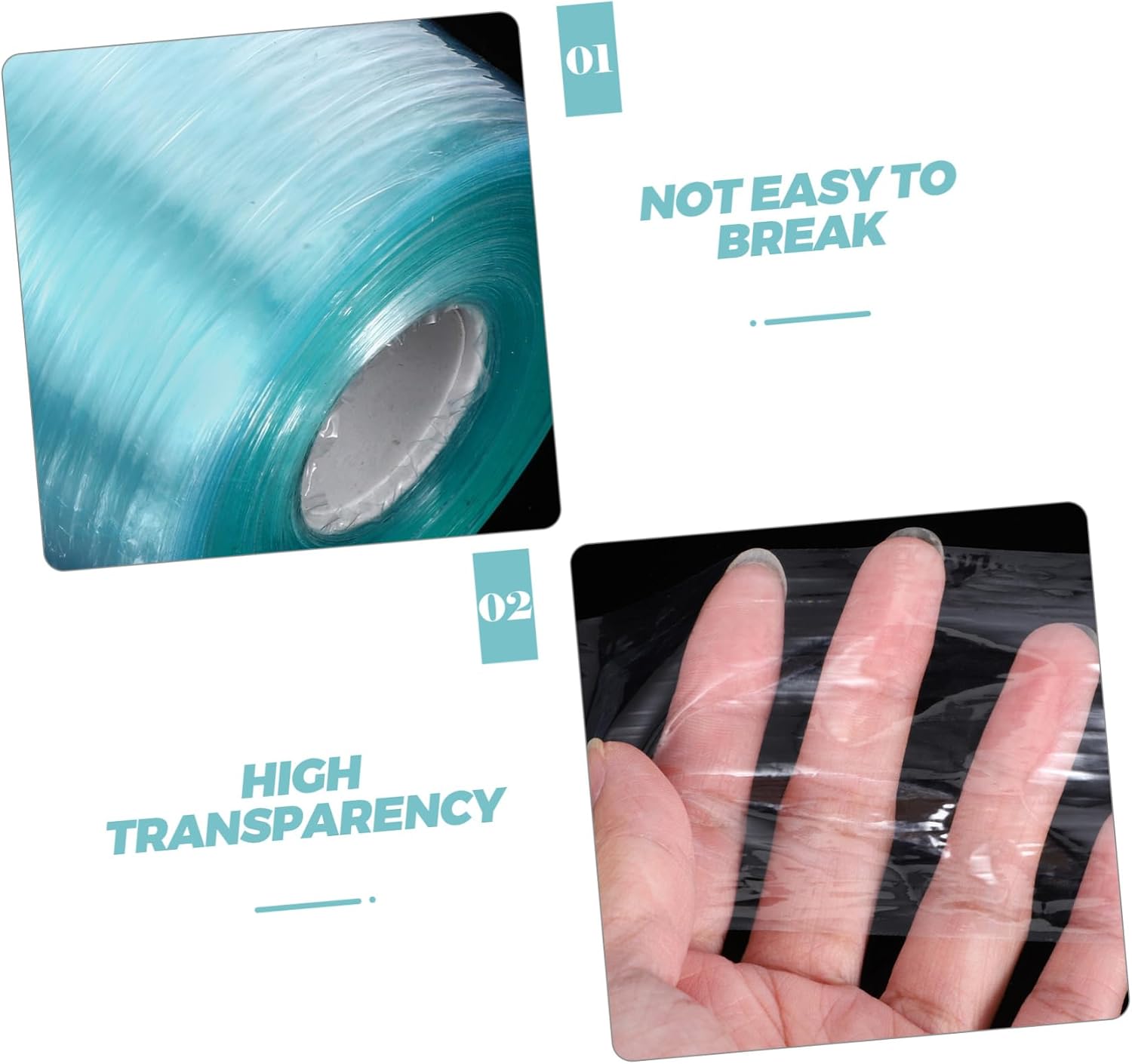Gatuida Stretch Wrap Film for Garden Use PVC Plastic Tie Film for Plant Support for Indoor and Outdoor Gardening and Stretchable Garden Wire Cable Packaging