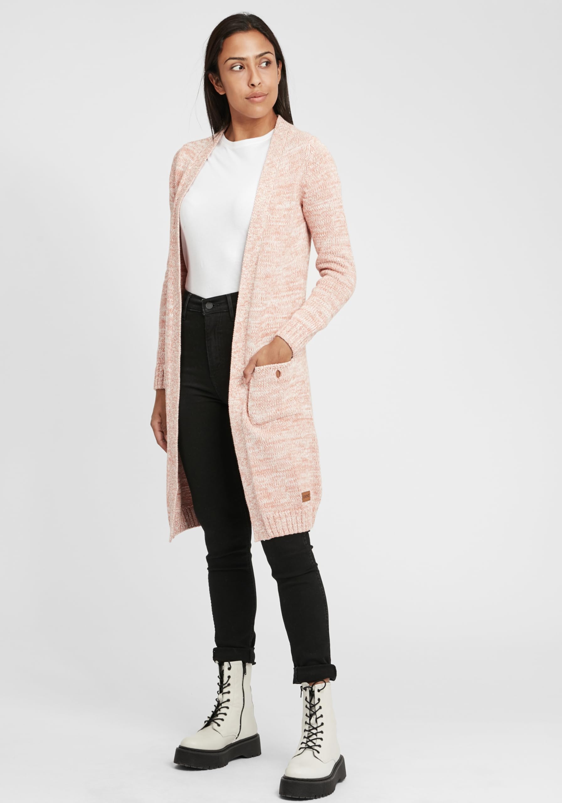 OXMO OXPhiletta Damen Strickjacke Grobstrick Cardigan