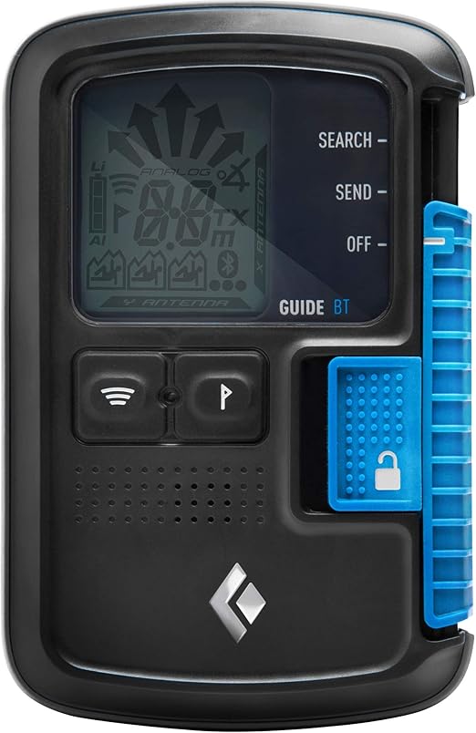 Black Diamond BD Guide Bluetooth Avalanche Beacon Transceiver for Ski, Snowboard, Sled, Backcountry, Mountaineering
