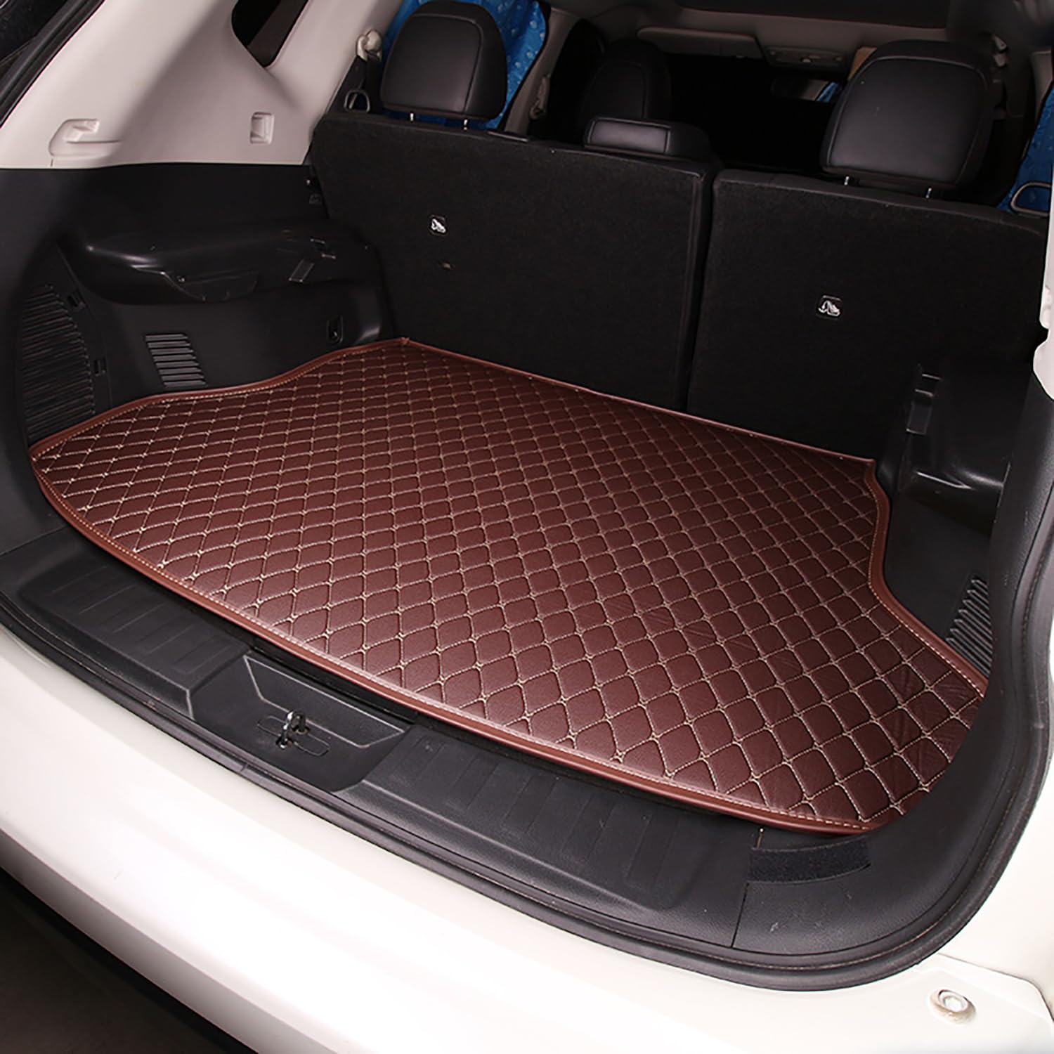 Tapis de Coffre en Cuir Haut de Gamme MEOMO pour KIA K2 Hatchback 2011-2016