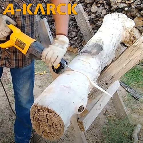 Miniatura 6 de A-KARCK Hojas de sierra recíproca de alimentos para carne congelada, paquete de 6 hojas de sierra de acero inoxidable sin pintar para cortar