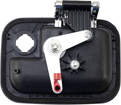 Miniatura 292 de TRQ Manija de la puerta exterior trasera izquierda del lado del conductor negra compatible con Honda Civic 2001-2005