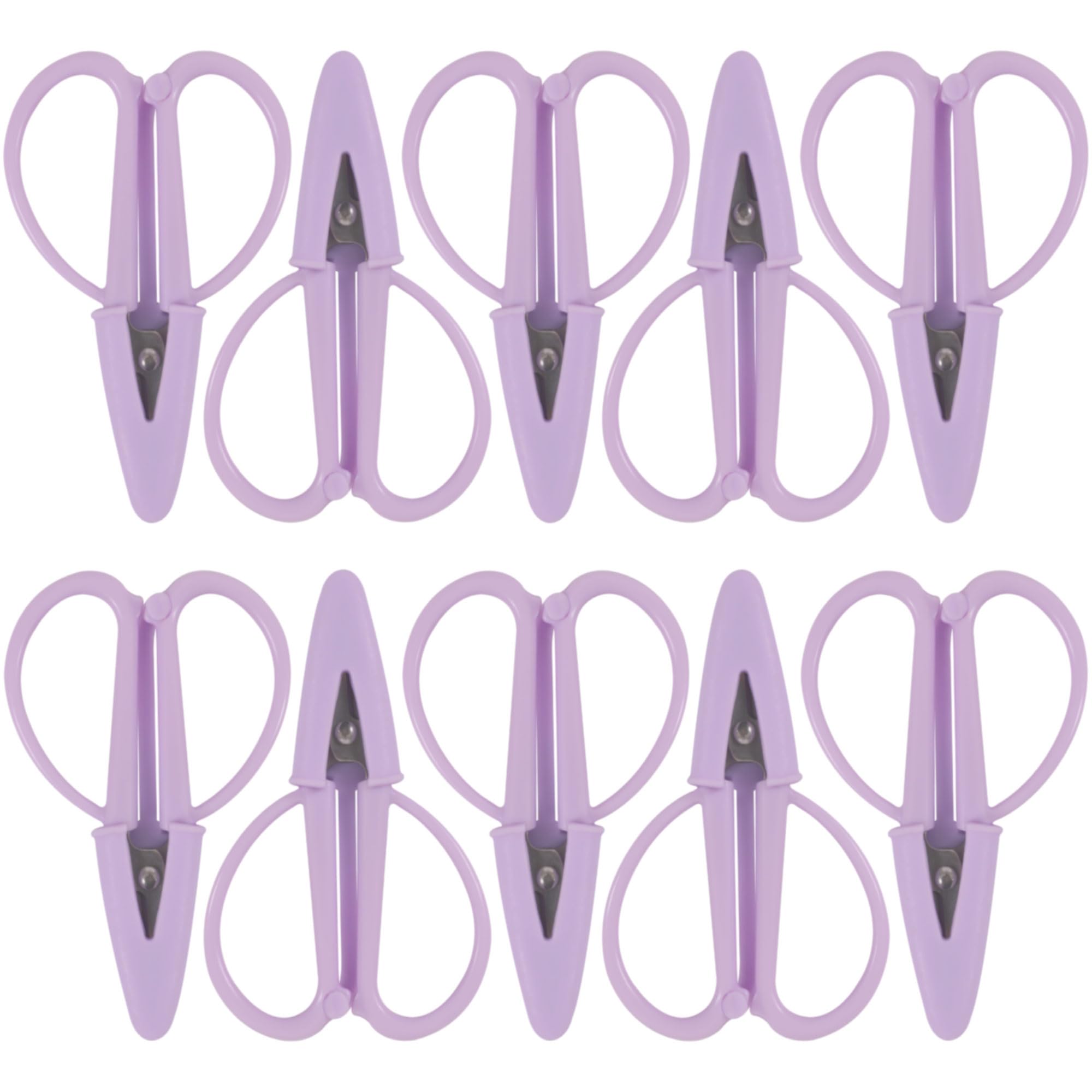 JubileeYarn Tiny Traveler Units - Portable TSA Compliant Mini Airplane Snips - Arctic Mist - 10 Units