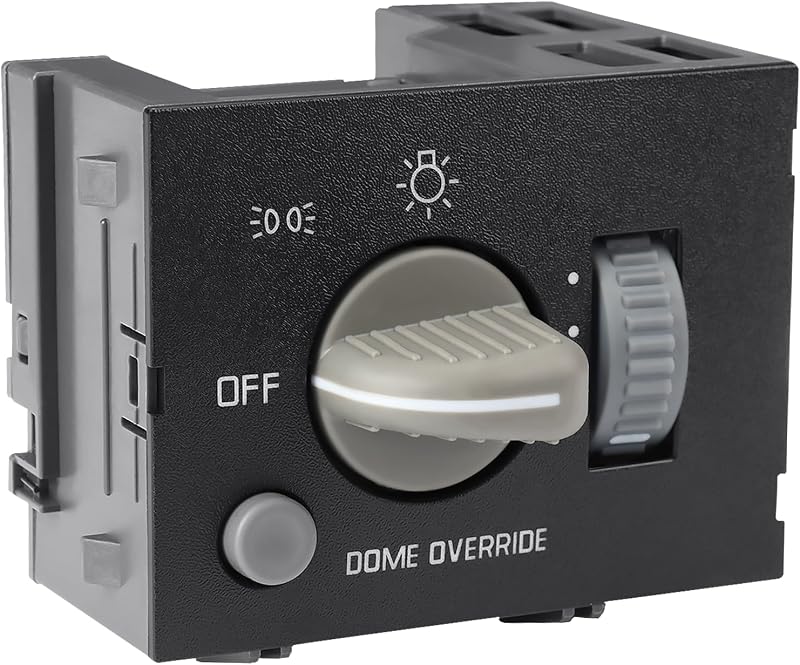 Interruptor do farol e dimmer LCWRGS para Chevy e GMC 1995–2009 – 1 unidade