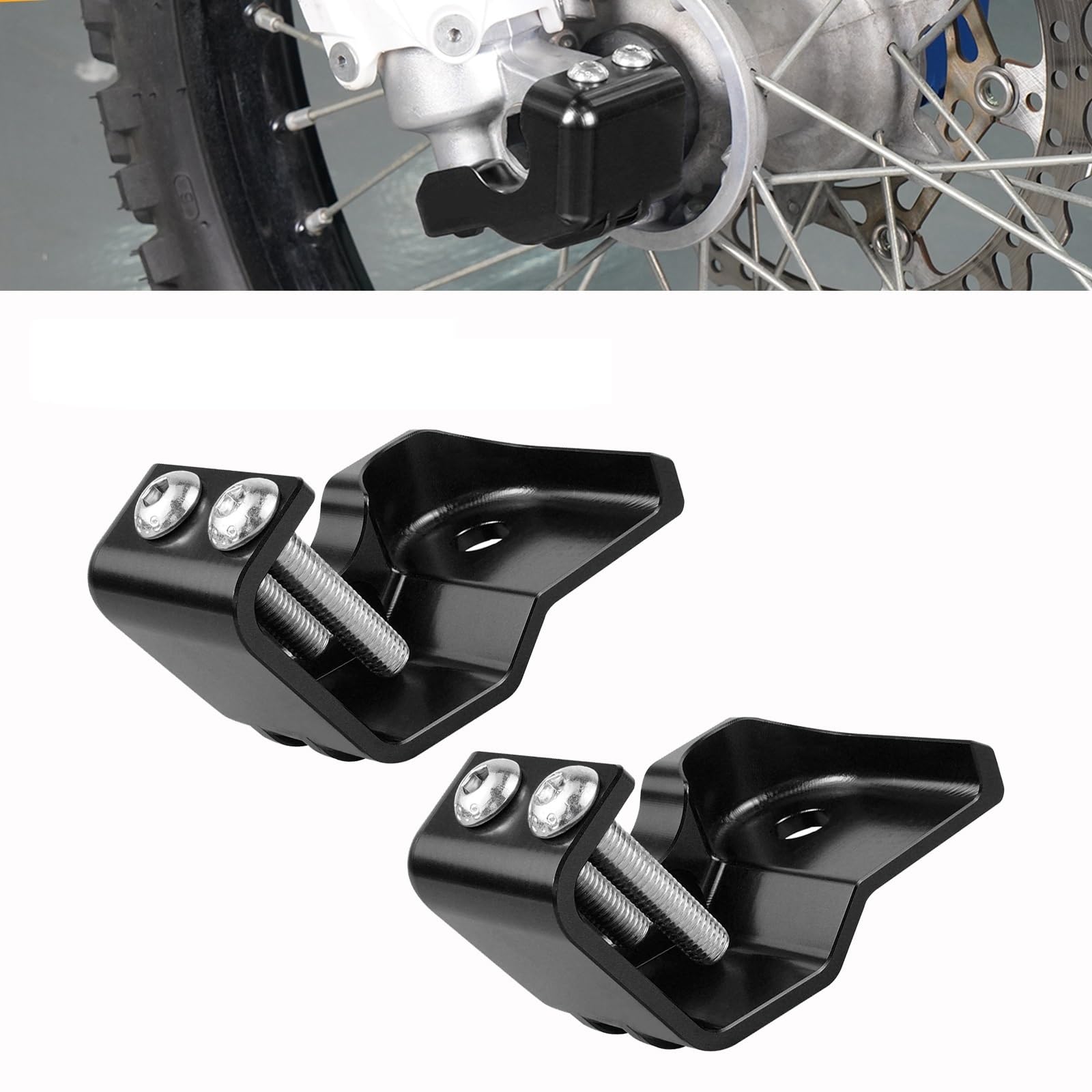 Pasuje do Yamaha YZ 250 YZ250 2015-2021 PRZEDNI WIDELEC Motocyklowy aluminiowy widelec Ochraniacz amortyzatora Osłona wspornik szpula wahacza