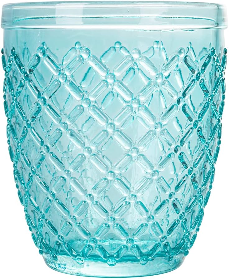 Villa d'Este Home Tivoli Castle Set of 6 Ocean Water Glasses, 275 ml