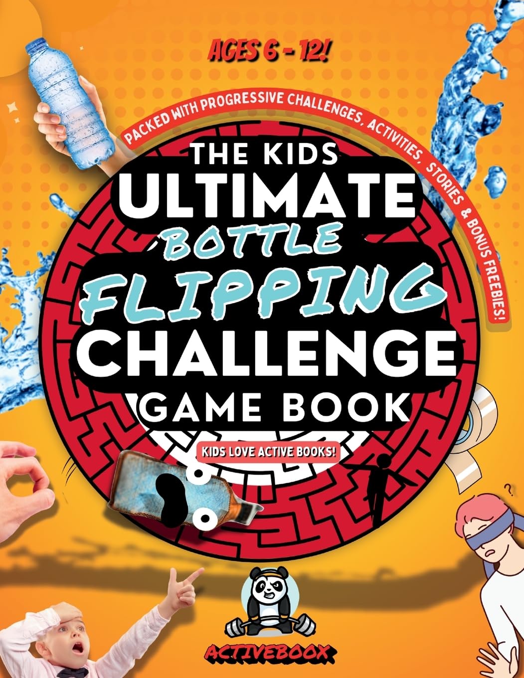 Kids Ultimate Bottle Flipping Challenge Game Book (Challenge Books)