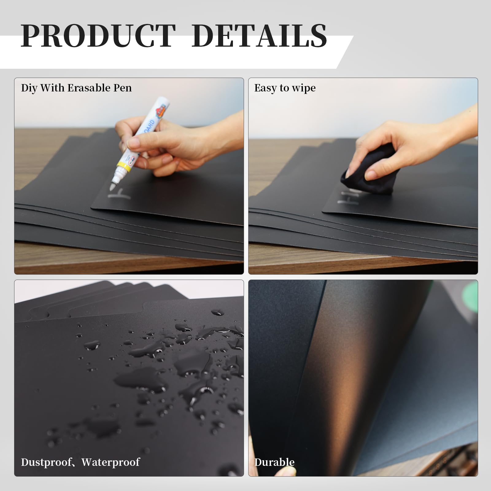 Divisori per dischi in vinile da 30,5 cm, riutilizzabili, su entrambi i lati, in plastica, separatori per album fai da te in vinile LP e organizzazione di dischi in vinile e DVD (20)