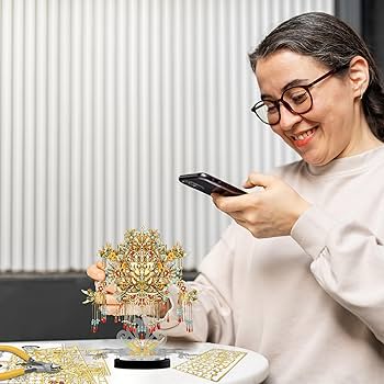 中国伝統 香囊 3D金属パズル DIY 模型 ピースクール アート パズル Amazon | Piececool (ピースクール) 立体パズル 金属製 九舟