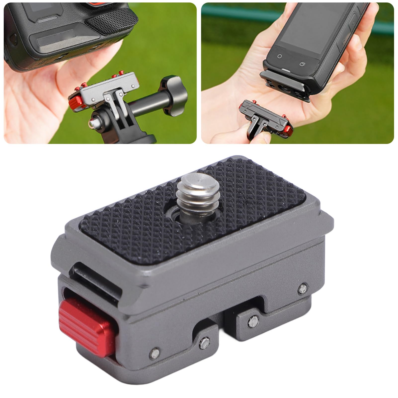 Supporto Telecamera con Base Magnetica, Adattatore Treppiede 1/4 per