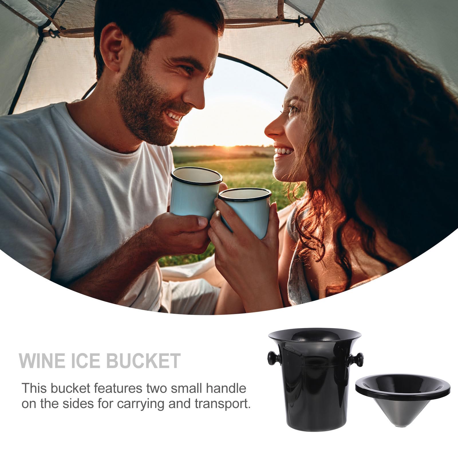 6 unidades de cata de vino, cubos de degustación de vino, cubo para escupir champán, barriles de vino, barriles de vino frío, cubo de hielo ( )