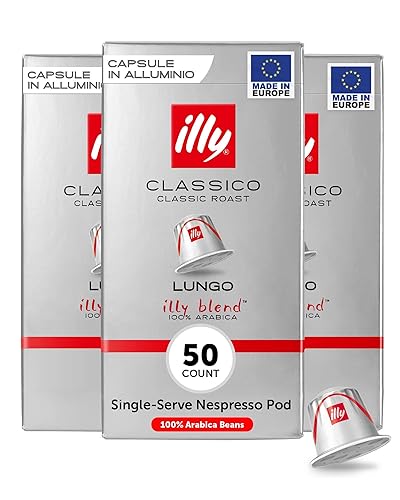 Miniatura 49 de illy Nespresso Cápsulas 100 cápsulas de expreso, café Classico tostado medio, compatible con máquinas de espresso OriginalLine Nespresso