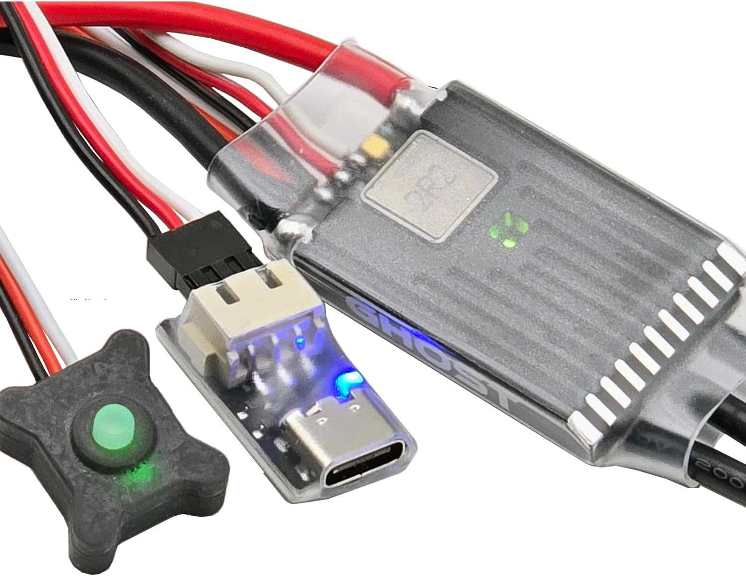 Ghost Crawler Brushless ESC 60A ESCape32 Electric Speed Controller with 12A BEC 5~8.4V for 1/10 Crawler Car Ship Model Axial SCX10 TRX-4 TRX-6 with ESCape32 WiFi-Link Parameter Configuration Tool