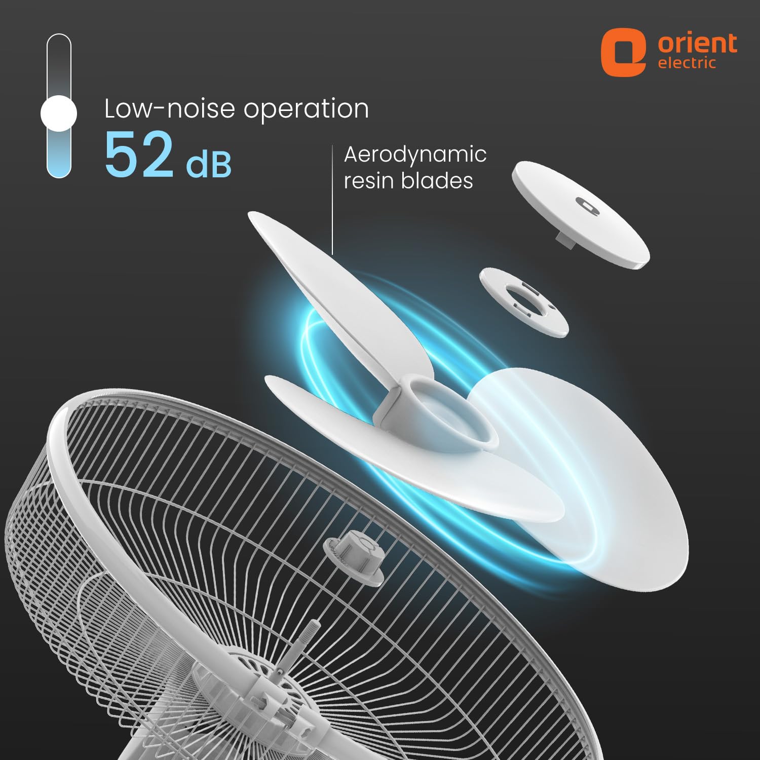 Orient Harrier Fan: Energy-Saving & Quiet Cooling -4 Orient Harrier Fan: Energy-Saving & Quiet Cooling -4