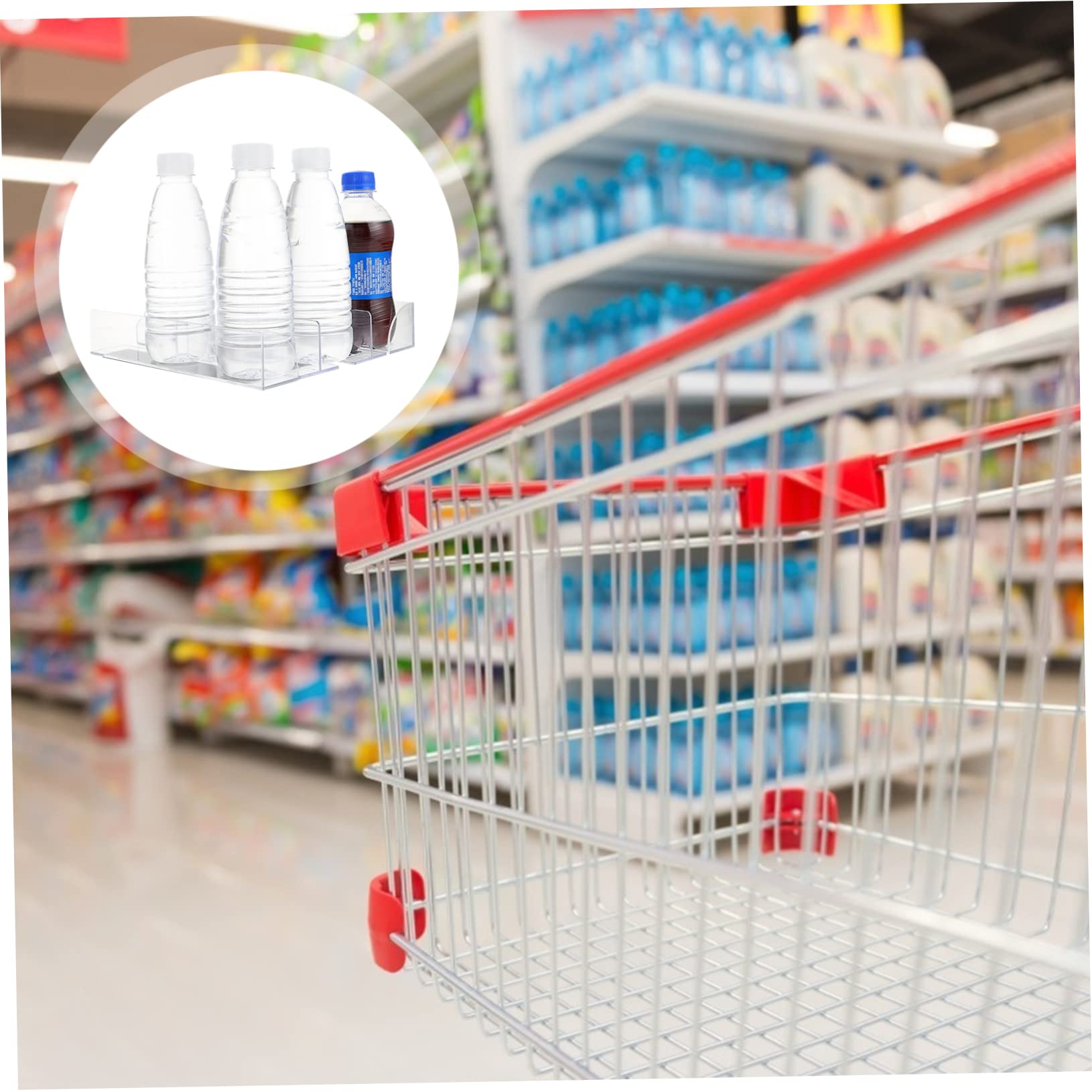 BUGUUYO 4pcs Shaped Shelf Dividers for Supermarket Organization Goods Classification Boards for Store Storage Racks Stable Practical Easy to Use