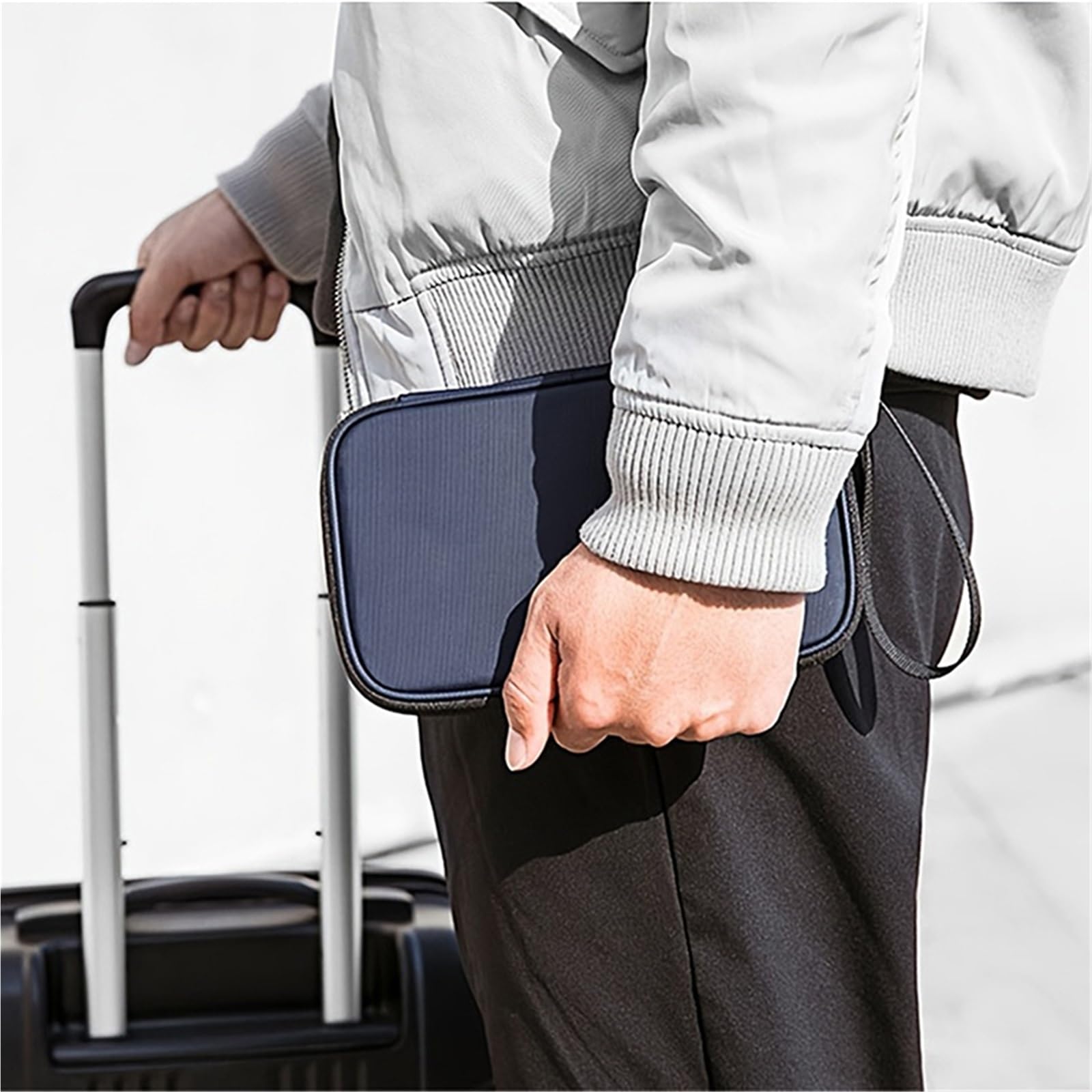2 stücke Reise Brieftasche Familie Reisepass Zubehör Dokument Tasche Karteninhaber Kreative Wasserdichte Fall Veranstalter Für Ausweise(Grey)