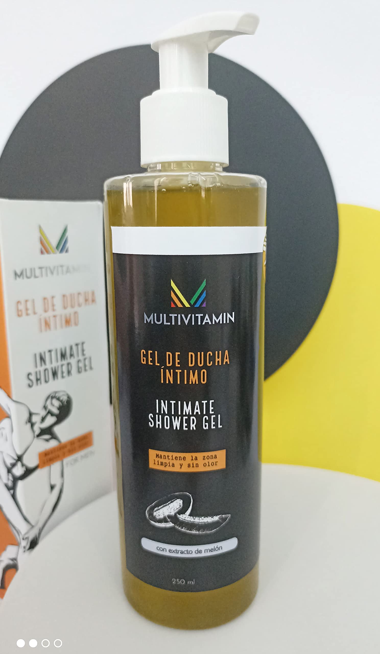 Intimes Duschgel mit Melonenduft - Format 250 ml Ideal für den Intimbereich von Männern