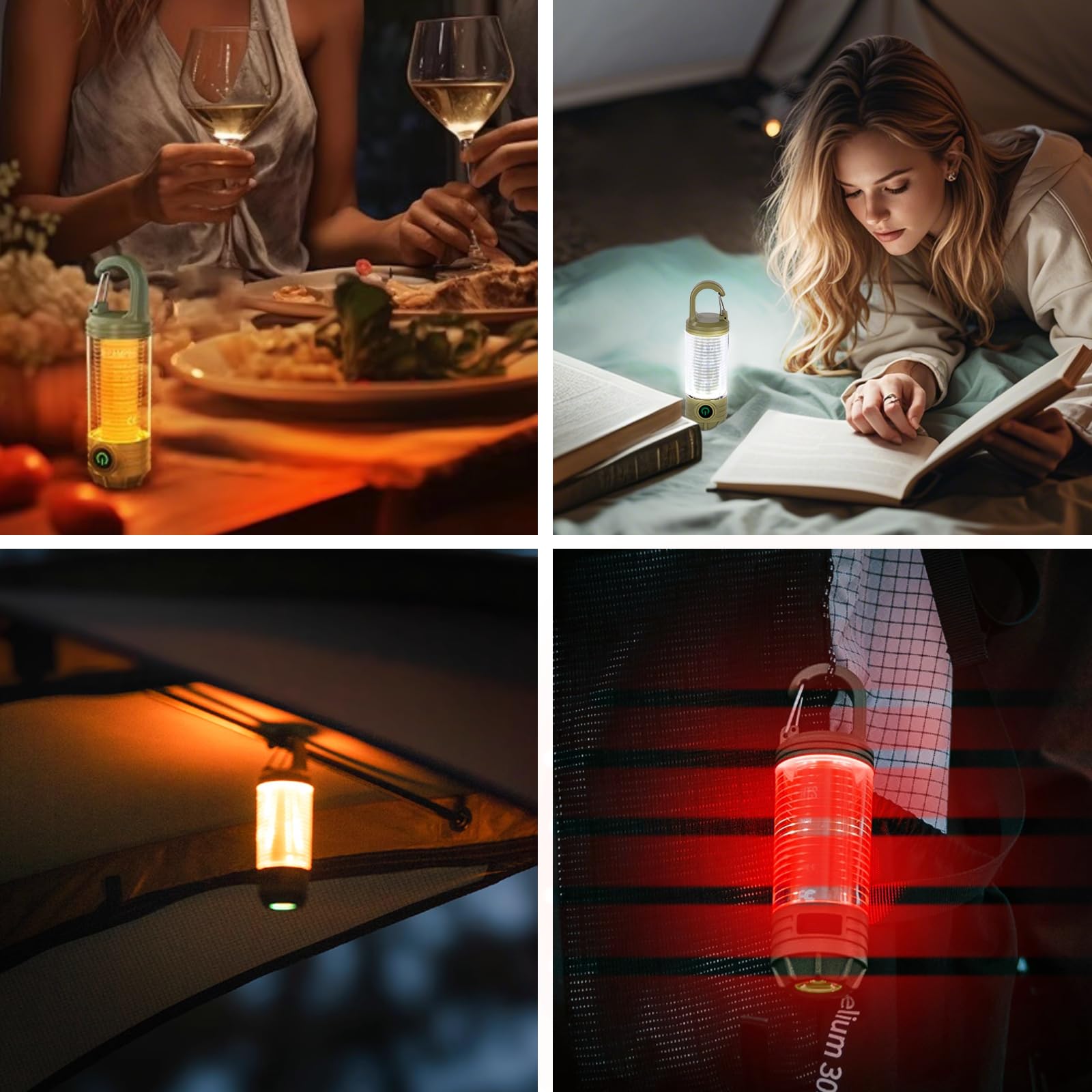 Sofirn LED Camping Lantern & Flashlight – Rechargeable, 6 Modes, Red Light, USB-C, Ultra-Light For Outdoor Adventures