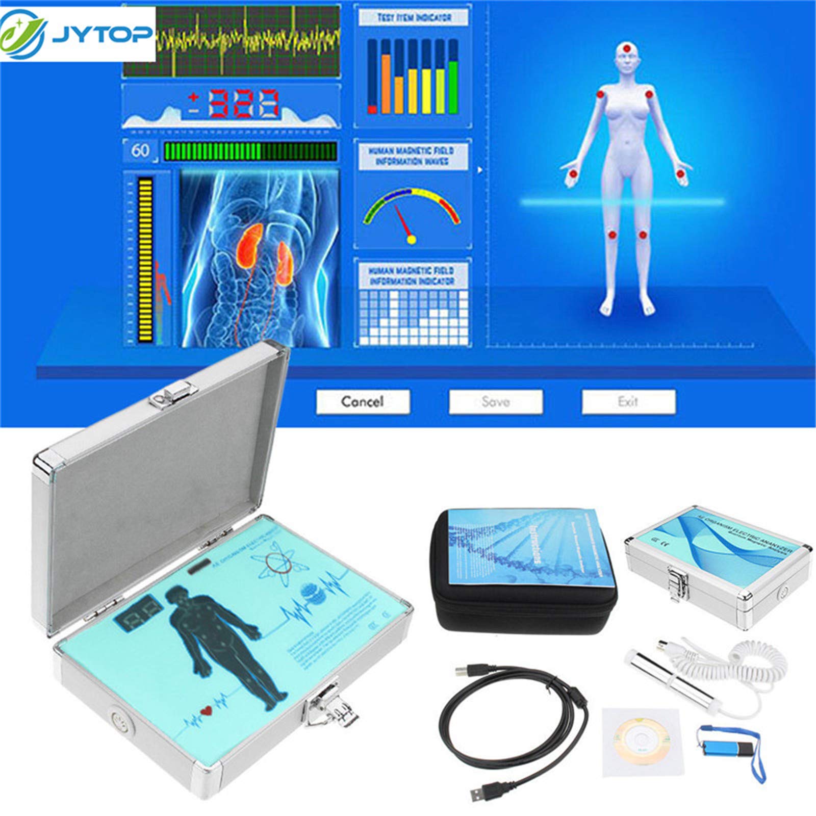 CareforYou Quantum Magnetic Resonance Health Body Analyzer di sesta generazione Tedesca 45 Relazione