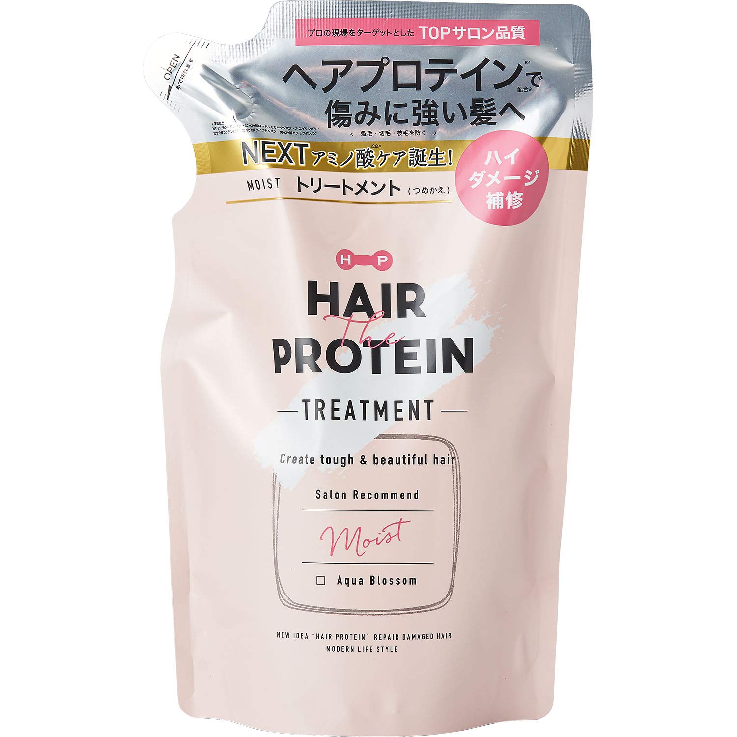 ヘアザプロテイン モイストヘアトリートメント レフィル 400mL