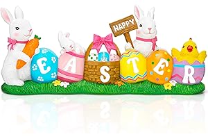 Cheerful Easter Decorations: Adorn Your Home with Enchanting Resin Figurines