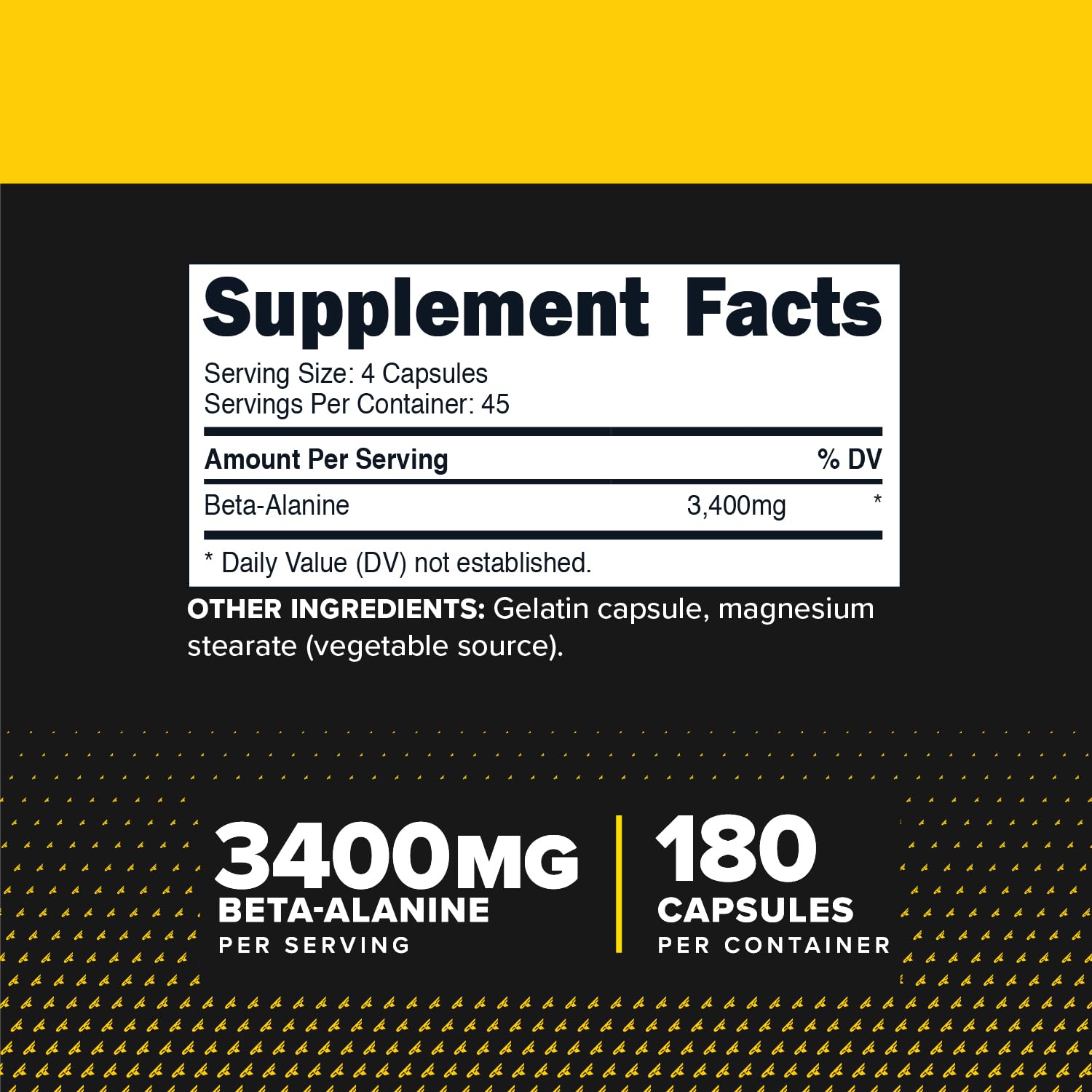 Primaforce Beta Alanine (3,400mg) 180 Capsules — Amazon image 2