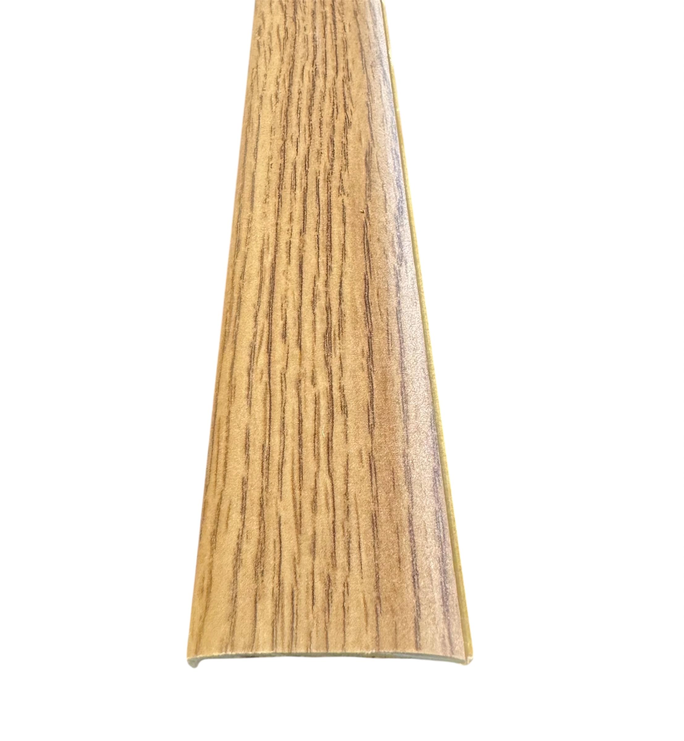 Self-Adhesive Door Threshold Strip 900mm - Door Trim/Bar/Plate for Laminate/Wood/LVT/Rubber/Vinyl Floor - Stick Down Transition Strip - DIY Plate Joins Flooring at doorway (Oak)