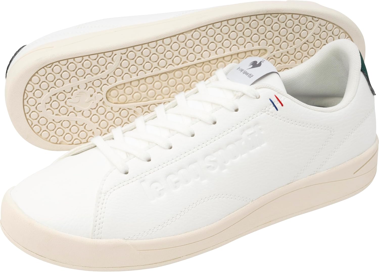 デサントゴルフリュクス】美品 セットアップ ニット スカート ベージュ