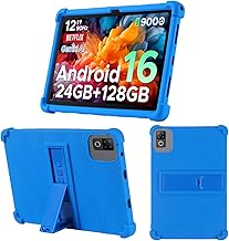 KUSINHOKA Case for DOOGEE U12 12 Inches, Soft Silicone [Shockproof] Protective Cover, Anti-Scratch Protection Case with Stand Function, Navy Blue