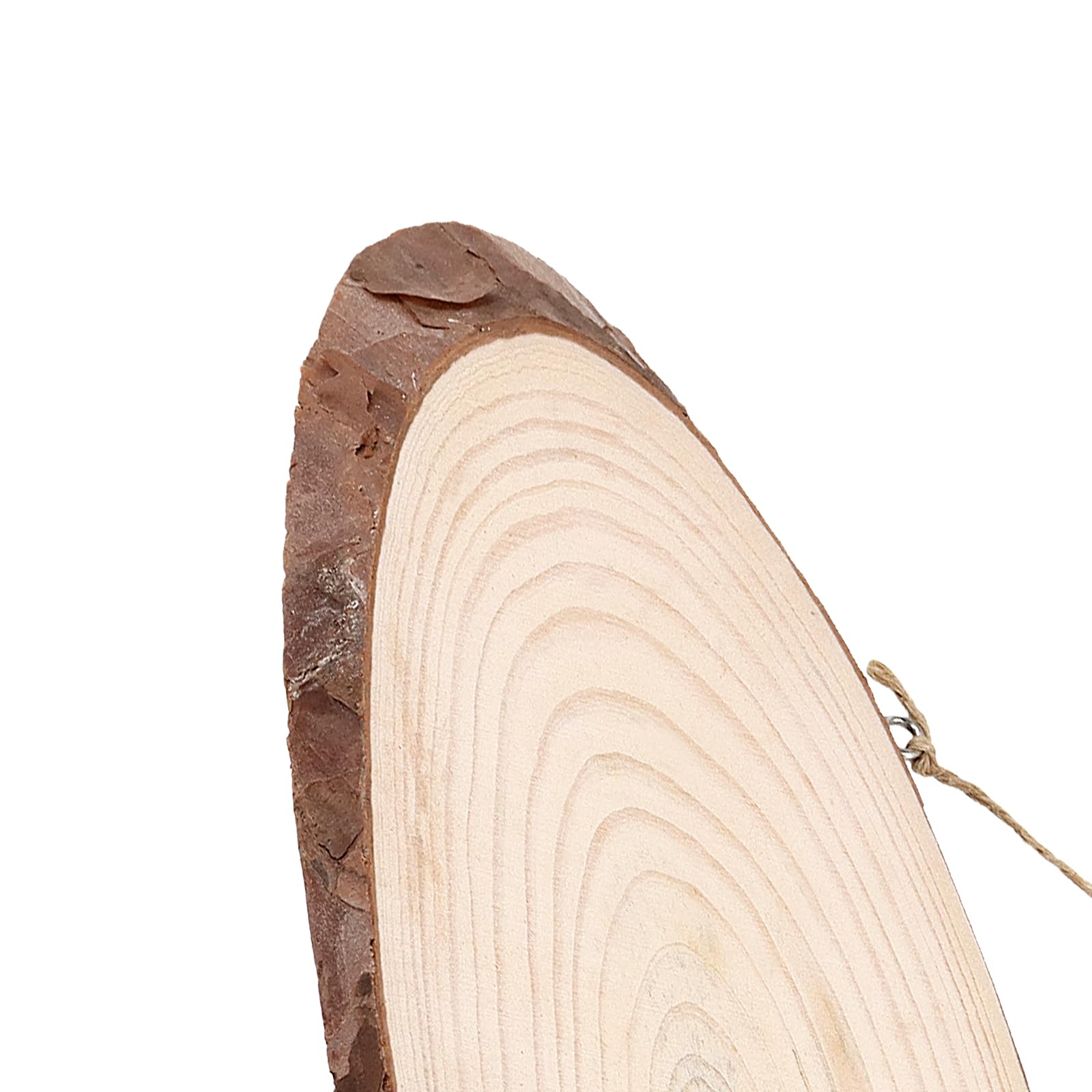 FUNSUEI 10 dischi ovali in legno, diametro 30 cm, forma ovale, dischi di legno incompiuti per fai da te
