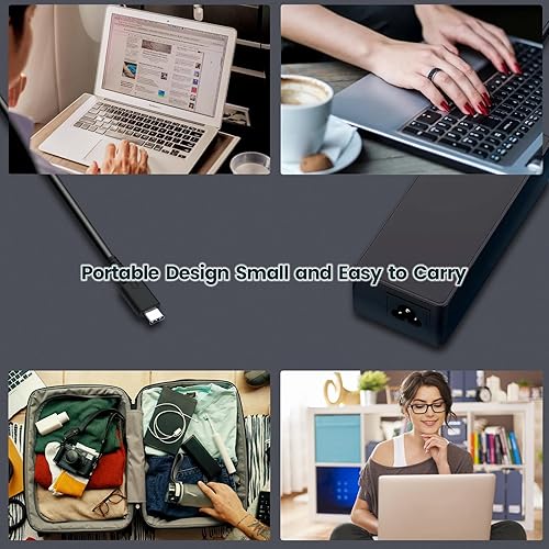 Miniatura 3 de Cargador USB-C de 100 W, cargador rápido universal compatible con Lenovo Thinkpad/IdeaPad/Yoga MacBook Pro, MacBook Air, iPad Pro, iPhone 14,