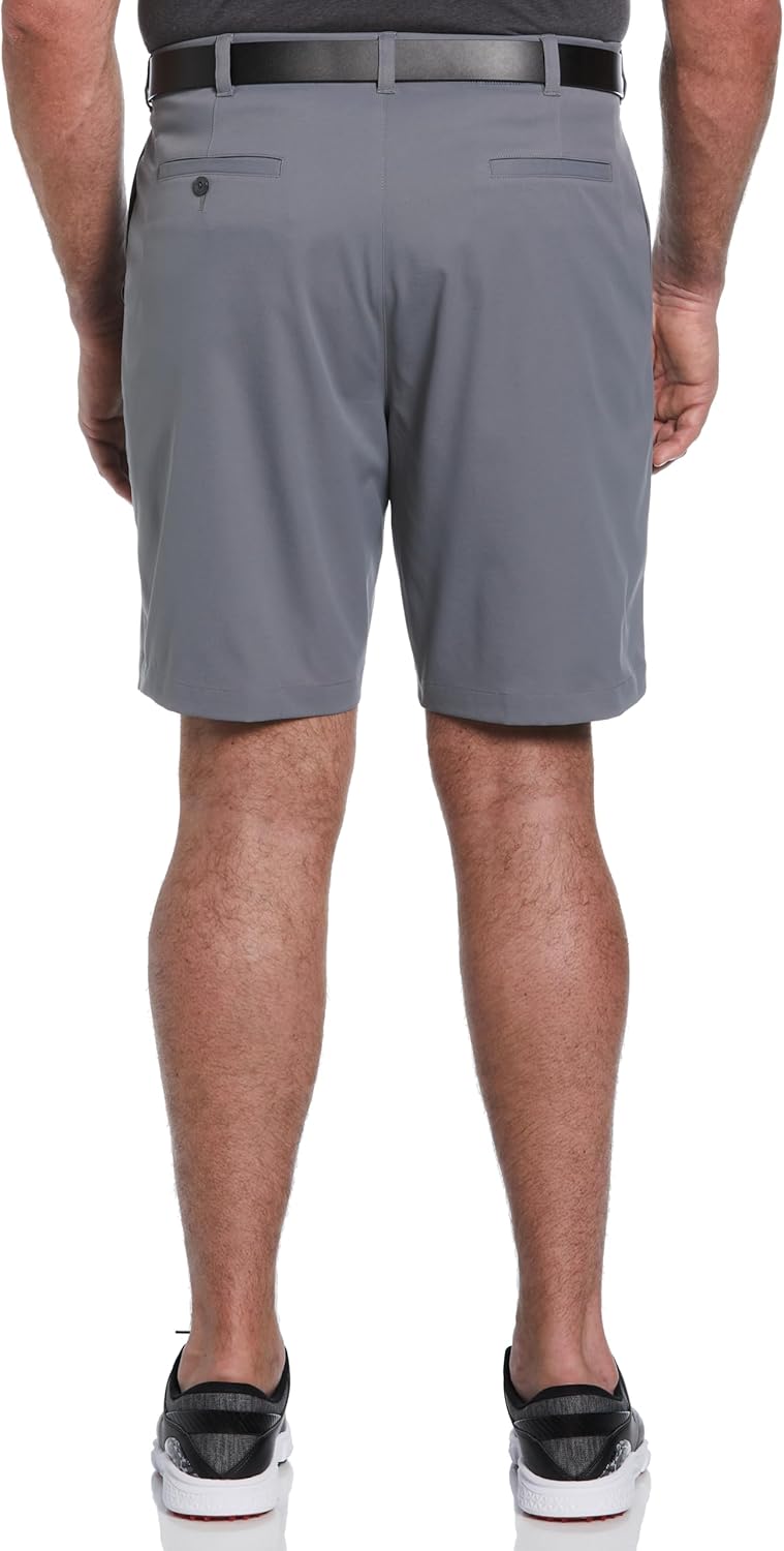 PGA Tour Mens 9" Flat Front Golf Shorts with Active Waistband (Size 30-44 Big & Tall) - Image 2