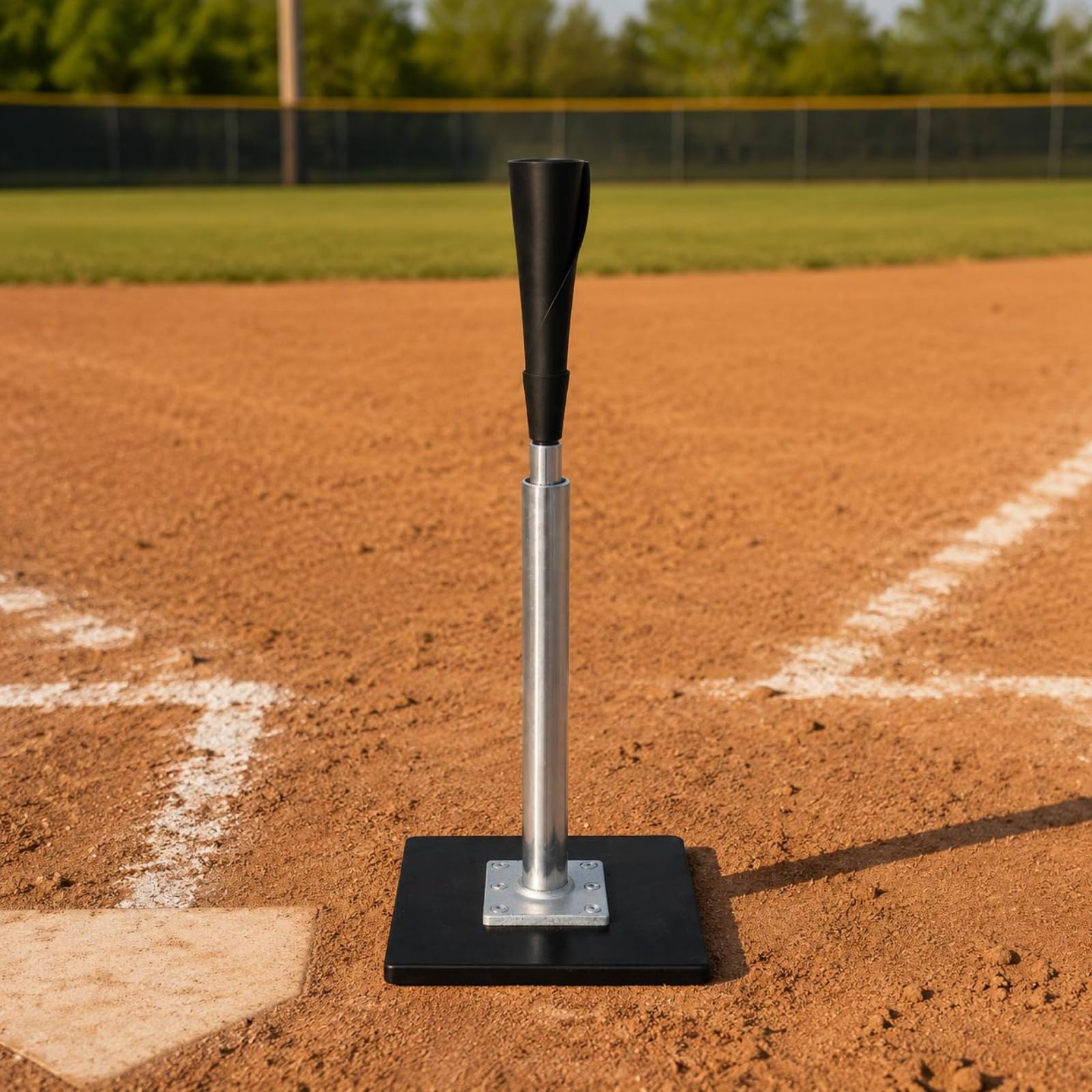 Qianly tee Béisbol Entrenamiento tee Bateo Ajustable Soporte Práctica Béisbol para Principiantes