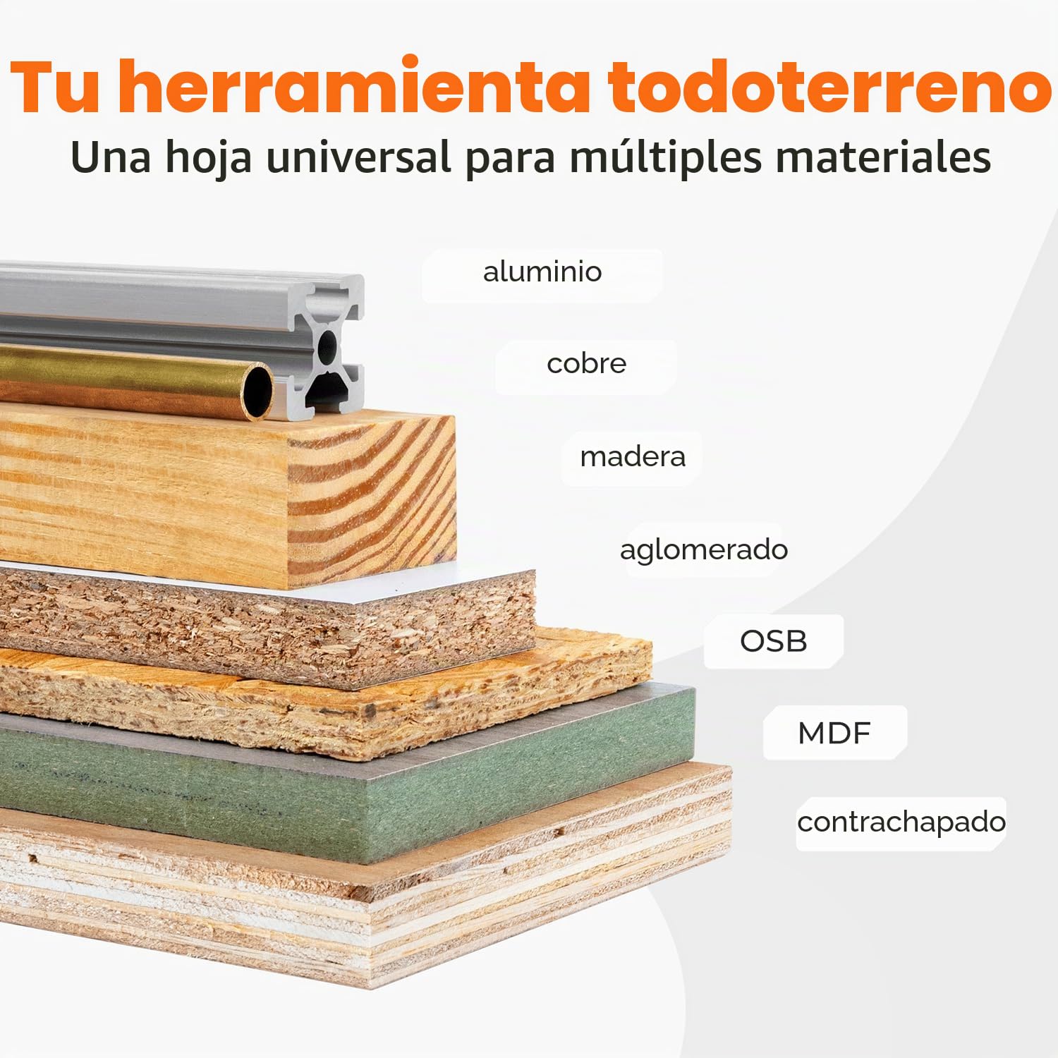 BAUBECK Multi Material Hoja de sierra circular 210x30 - Disco sierra circular 210mm madera, aluminio y mucho más. - Disco ingletadora 210 compatible con Scheppach, Parkside y muchos más