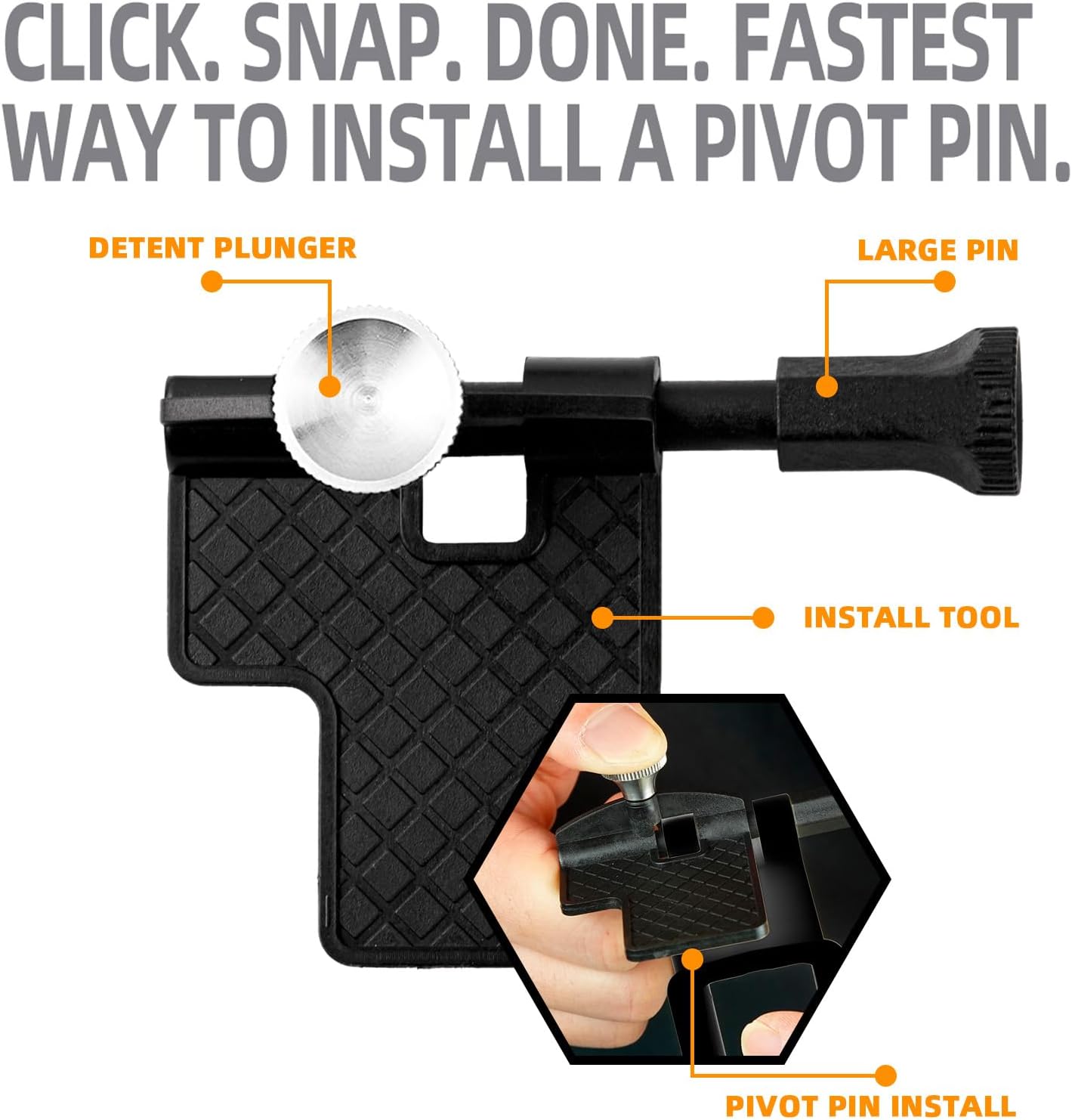Roll Pin Punch Set with Pivot Pin Tool