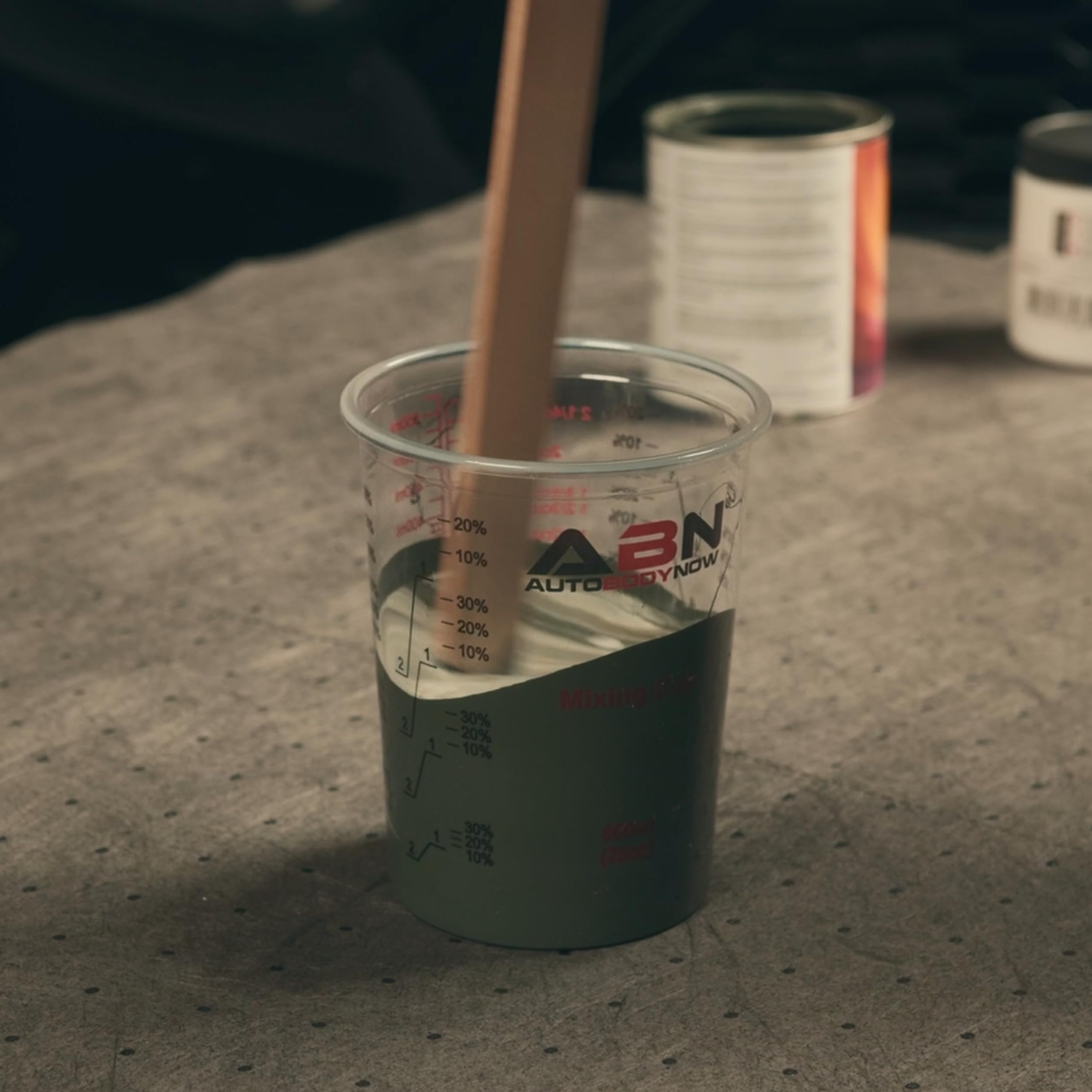 ABN Automotive Paint Mixing Cups 100 Pack 20oz Plastic