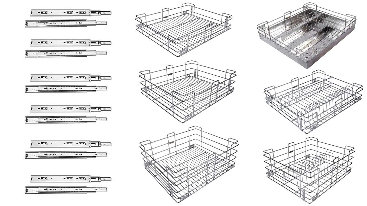 Stainless Steel Kitchen Baskets - Organize Your Space -10