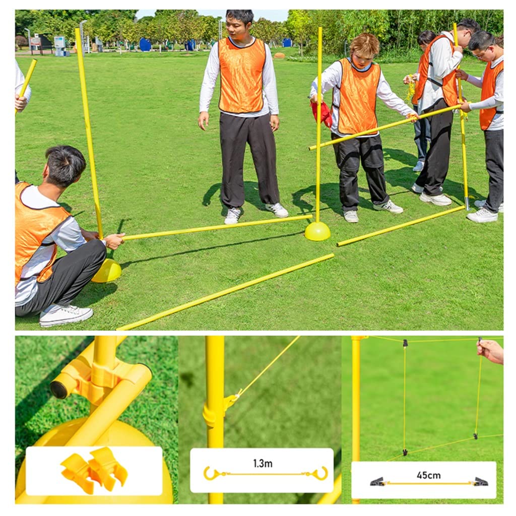 Juegos de Trabajo en Equipo. Juegos de Trabajo en Equipo, Juegos de césped for Trabajar en Equipo al Aire Libre, Kits de Juegos for el día del Deporte Escolar(Style 1,150x300cm)