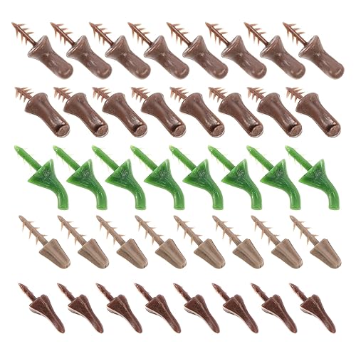 TOYANDONA Pumpkin Accessory 100pcs Pumpkin Stems, Mini Fake Stems DIY