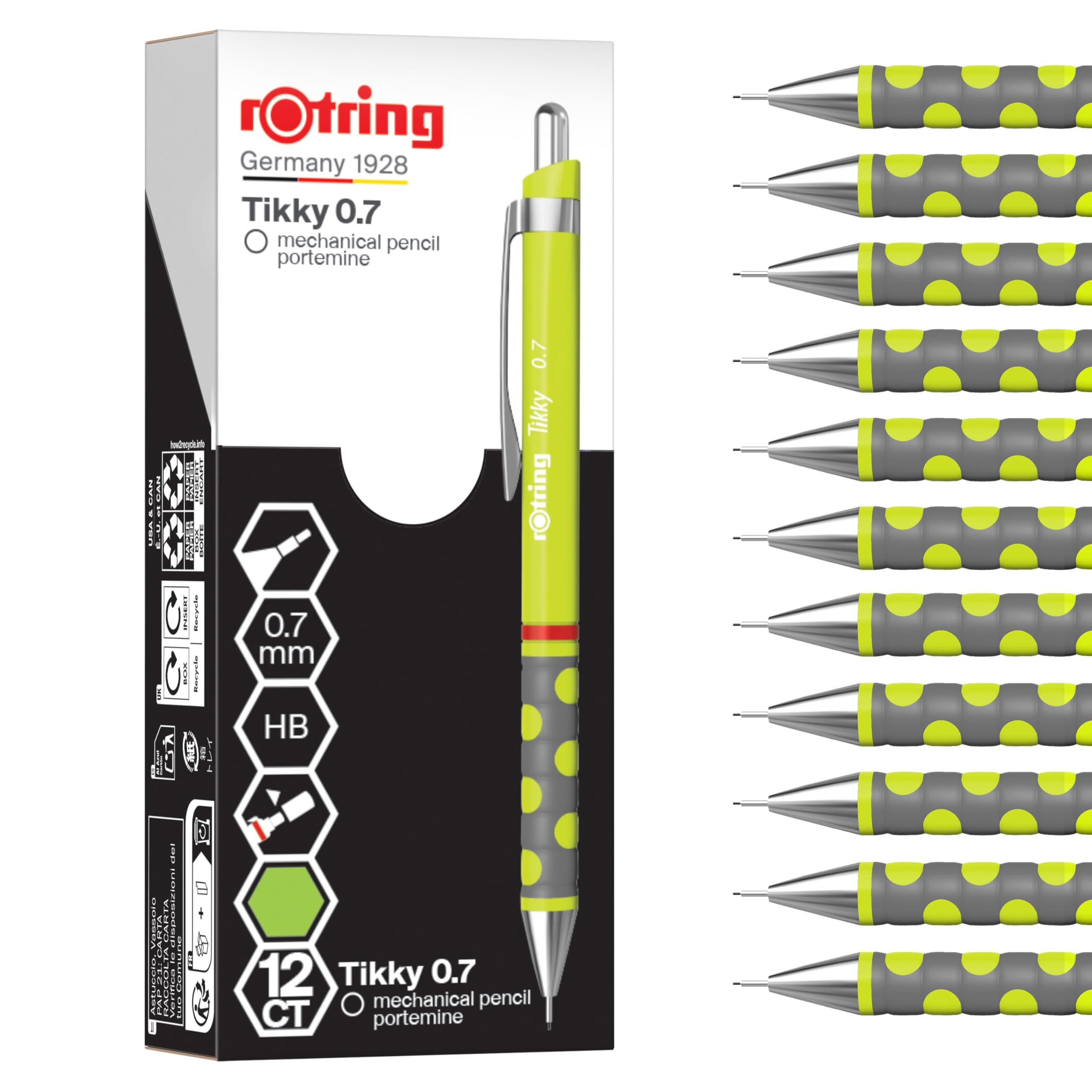 rOtring Tikky Mechanical Pencil, Gray