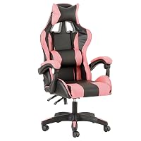 Baroni Home Sedia da Gaming, Sedia Ufficio Ergonomica con Schienale Regolabile