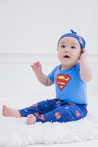 Miniatura 2 de DC Comics Conjunto de traje de 3 piezas para bebé de Batman body de peluche