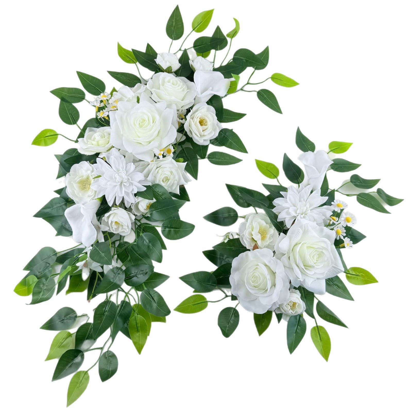 MURYE Realistic Simulation Silk Rose Flower for Chair Back Arrangement Wedding Backdrop Decoration Banquet Table Centerpieces Wedding Location Decoration Flowers