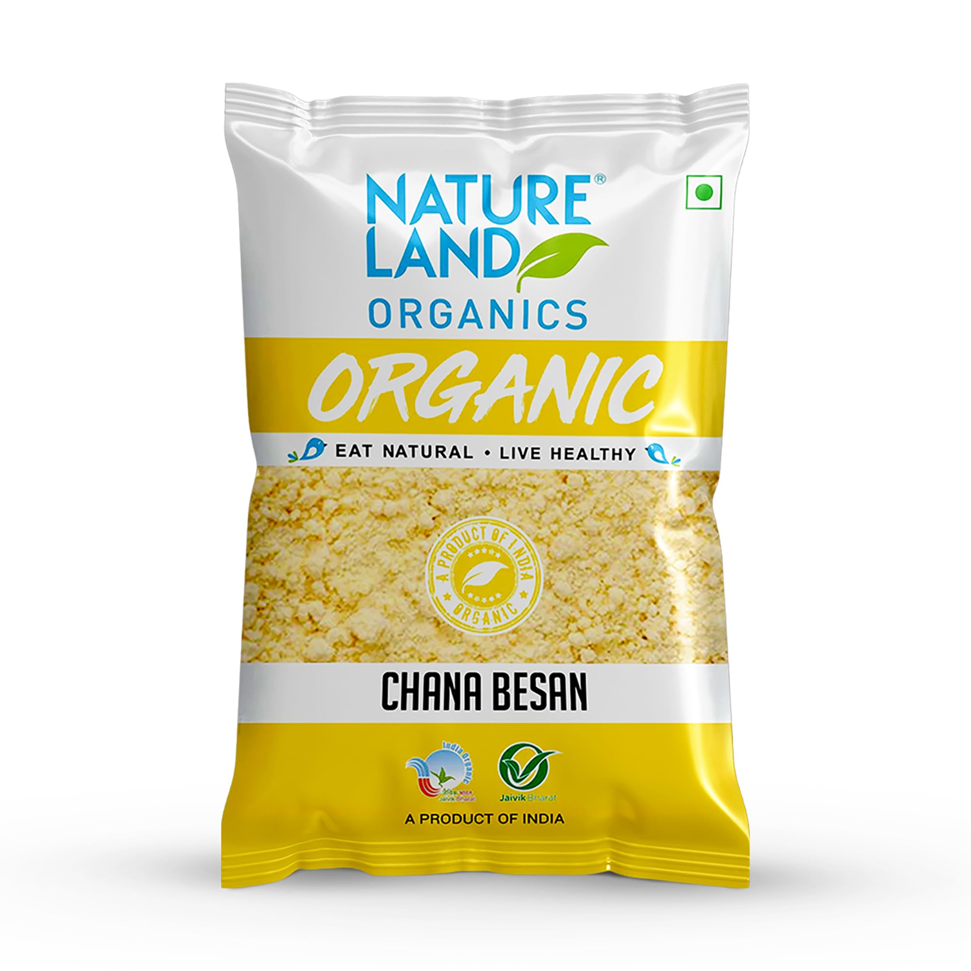 Natureland Organics Chana Besan 500 Gm-image-14